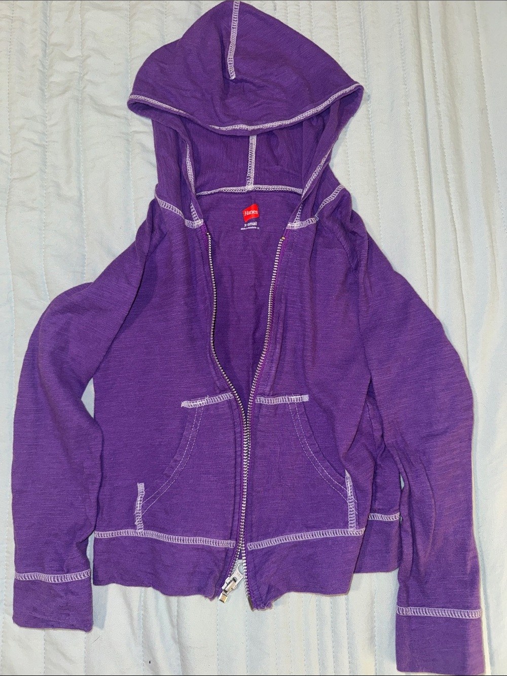 Purple Lightweight Tee Hoodie
